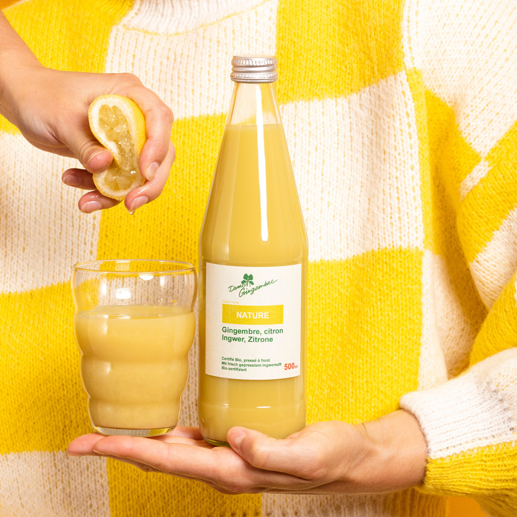 Bouteille de jus de gingembre bio Nature Dame Gingembre