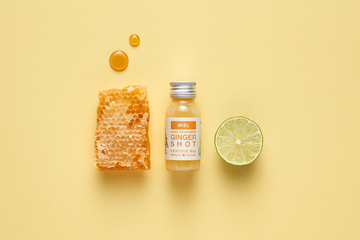 Pack de 14 shots Gingembre & Miel