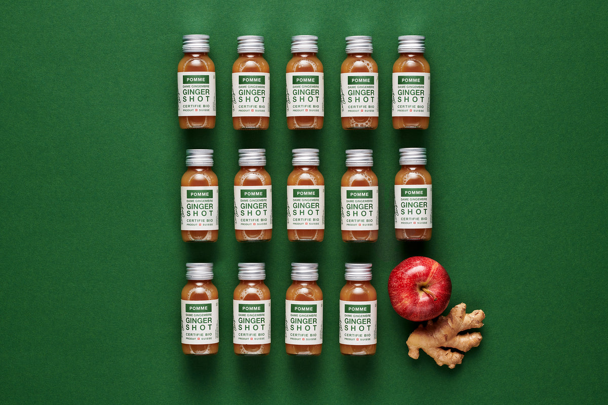 Pack de 14 shots Pomme, Gingembre & Citron